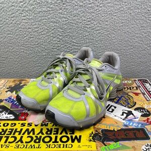 Nike Neon Green and Gray Athletic Shoes